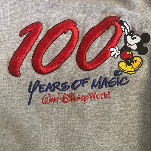 2001 Walt Disneys 100 Years of Magic Stitched Sweatshirt - Picture 2 of 4